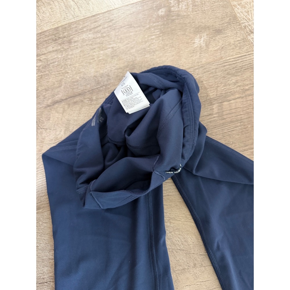 Athleta Girl High Rise Chit Chat Flare Pants Navy Blue Kids Size L 12 Leggings - Picture 4 of 8
